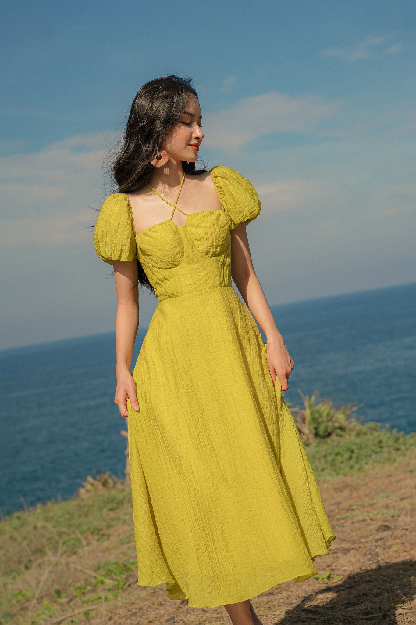 OLV - Đầm Pale Yellow Maxi Dress