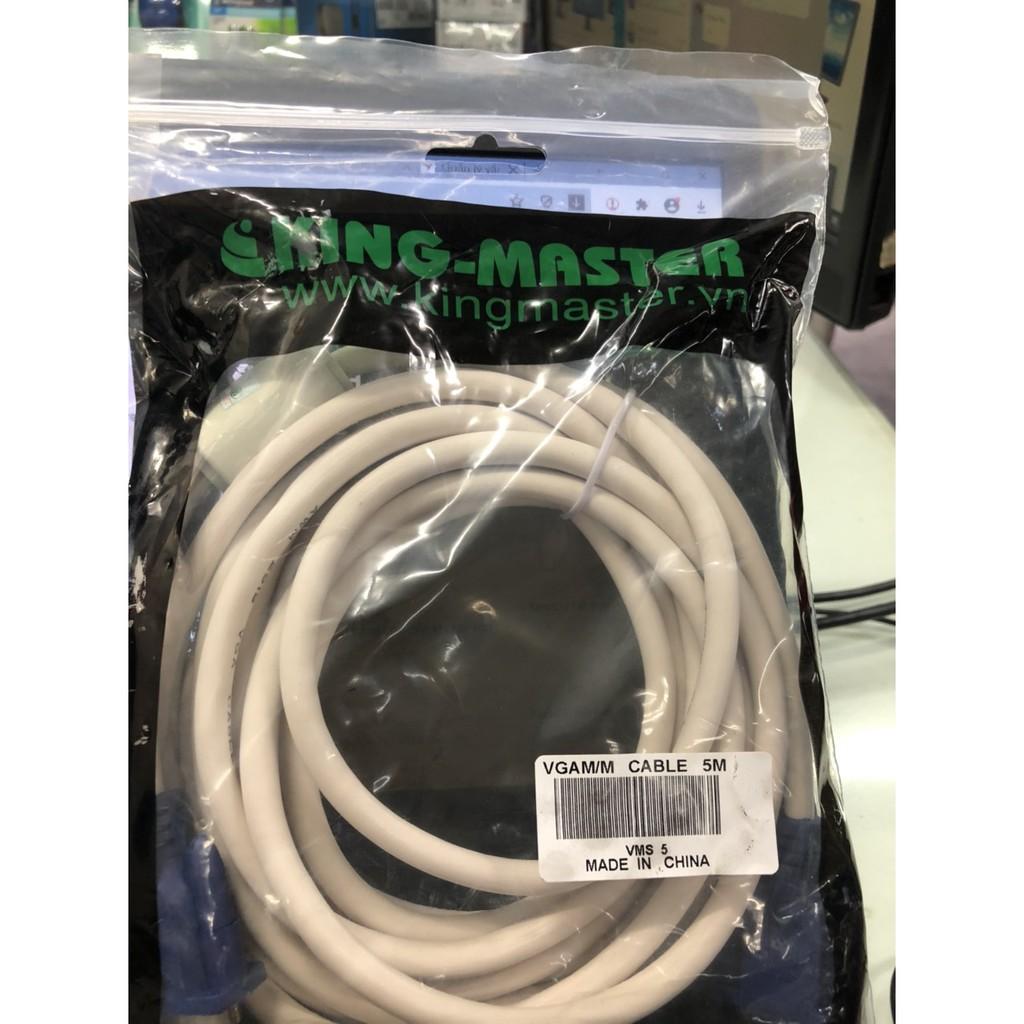 Cáp VGA KINGMASTER 5M- Hàng chính hãng