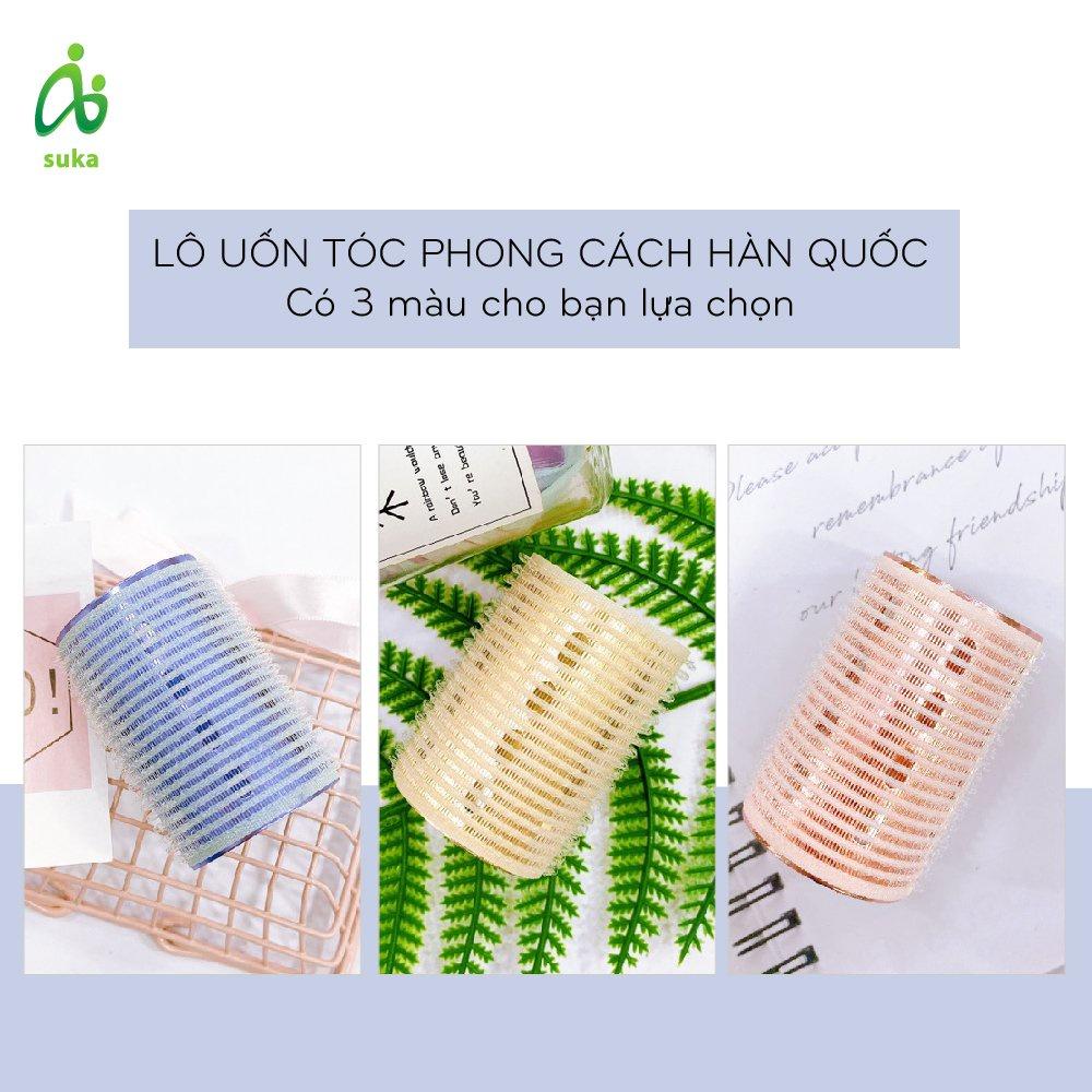 Lô cuốn tóc tự dính size 4x6cm dùng để uốn mái, xoăn, phồng tóc SK