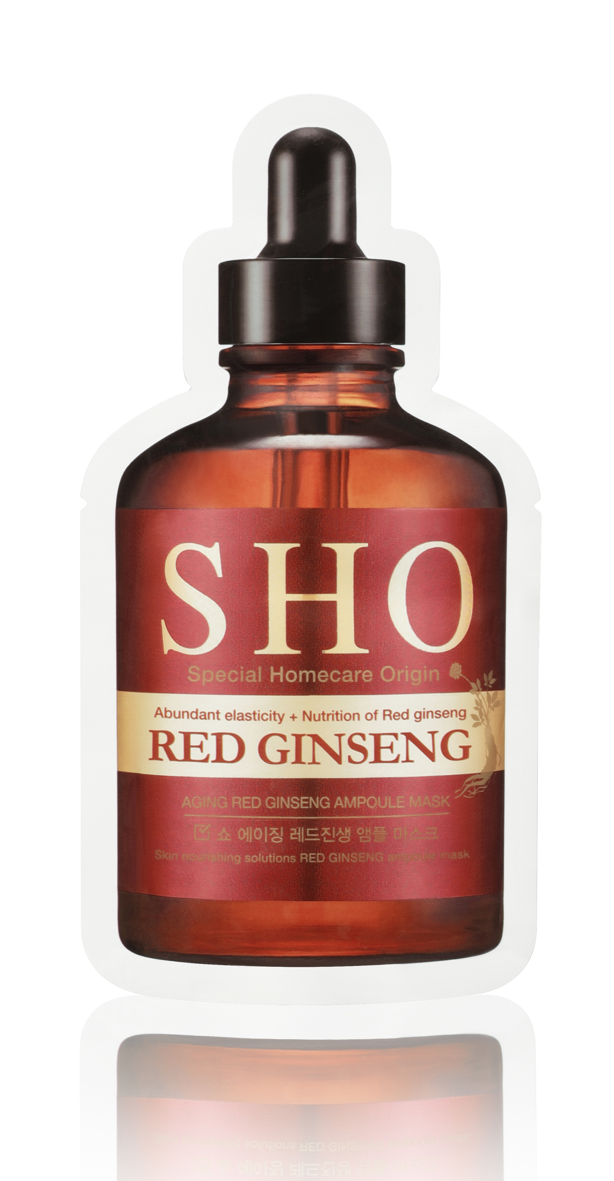 SHO Ampoule Mask Chống lão hóa hồng sâm - Hộp 7 miếng Mặt nạ SHO Red Ginseng Aging Ampoule Mask (27ml/miếng)