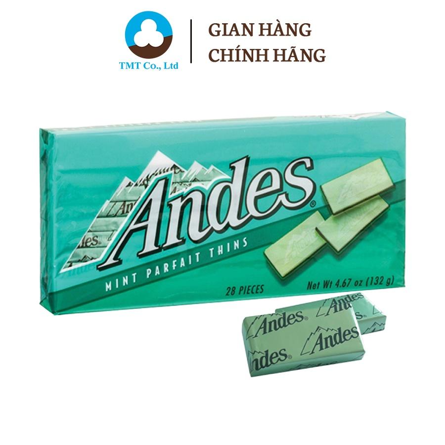 Kẹo socola Andes hương sữa bạc hà 132g