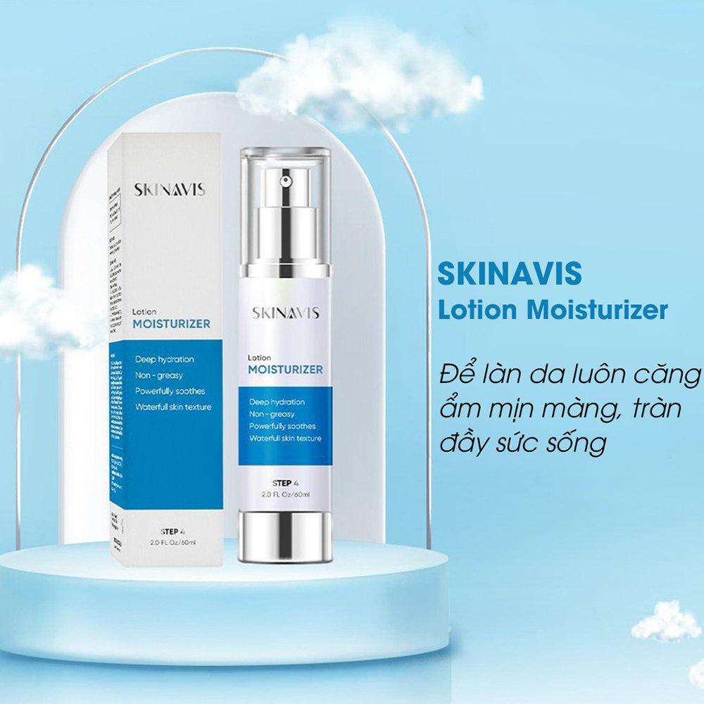 Lotion Dưỡng Ẩm Và Làm Dịu, Phục Hồi Da Skinavis Moisturizer Cho Da Thường, Hỗn Hợp, Da Dầu Mụn, Da Khô