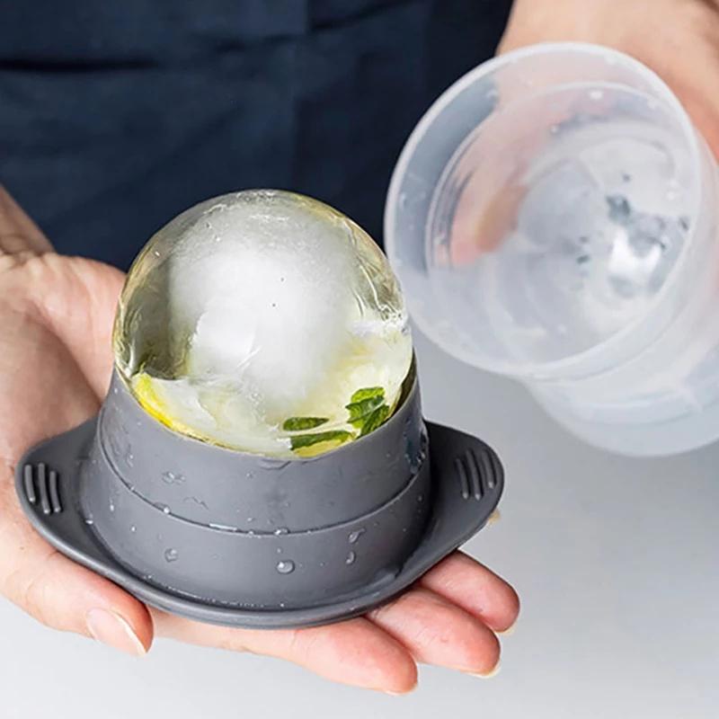 Khuôn Làm Đá Viên Hình Tròn 6cm, Khuôn Silicon DIY làm Đá Viên Cocktail Sang Chảnh