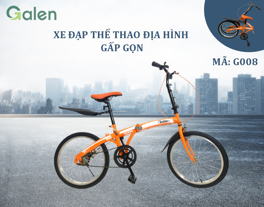 Xe Đạp Thể Thao Địa Hình Gấp Gọn Galen G008