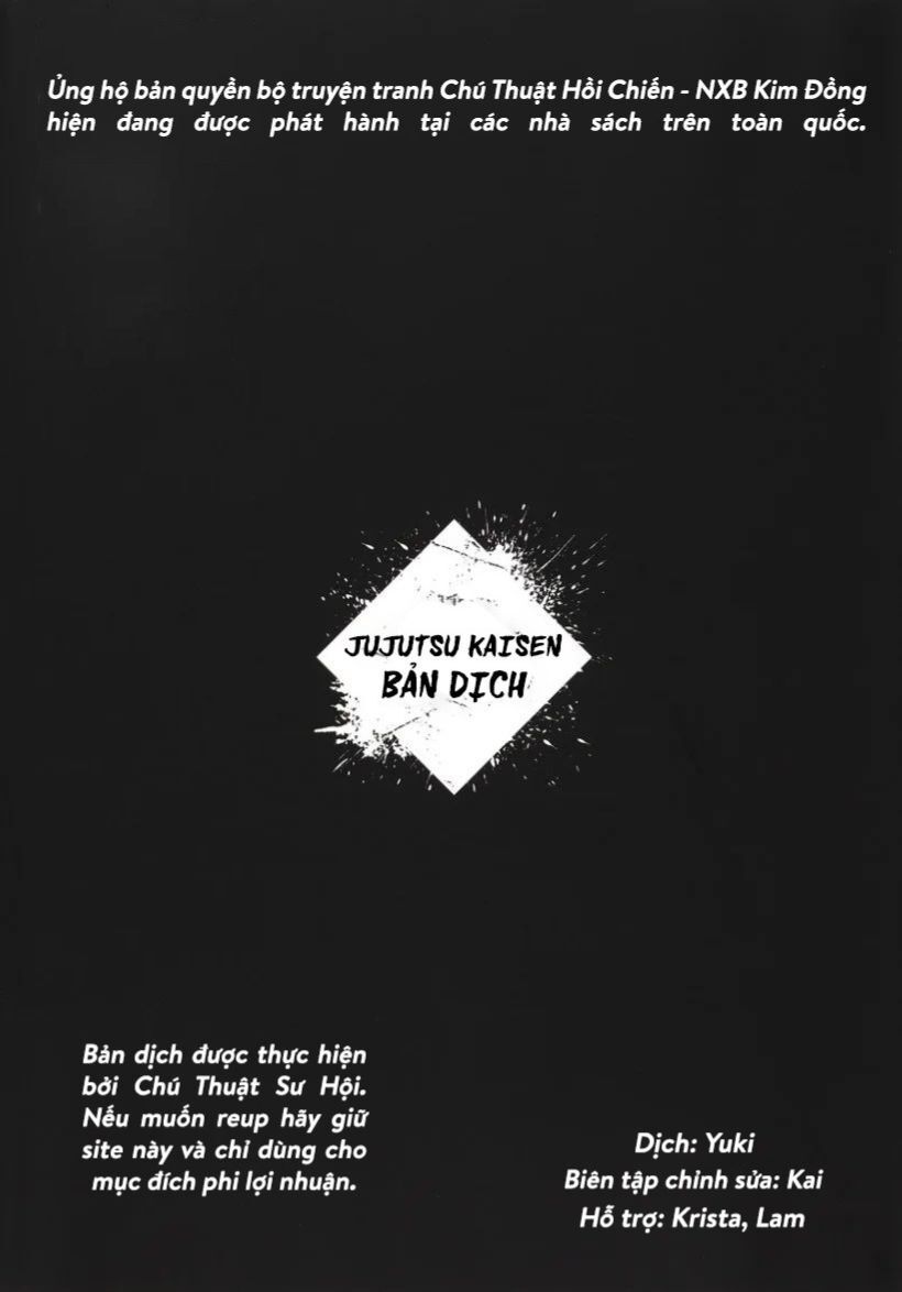 jujutsu kaisen - chú thuật hồi chiến chapter 233 1