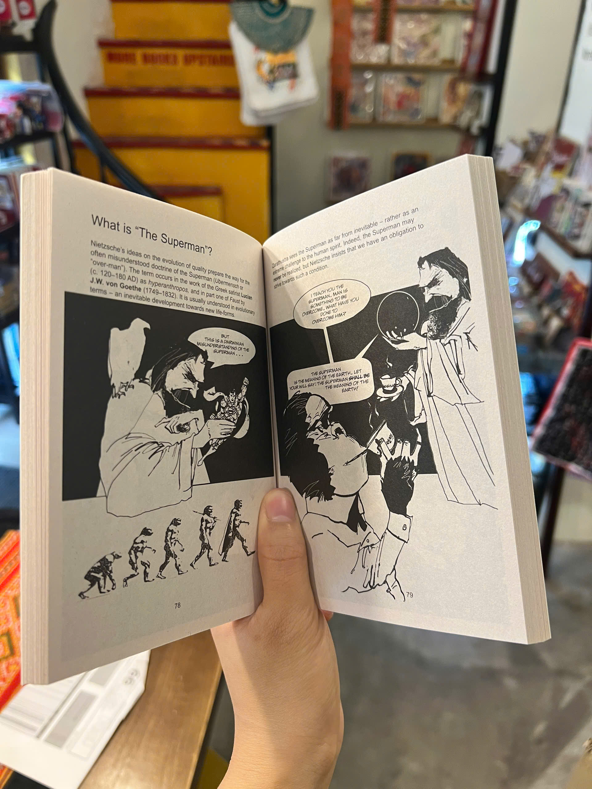 Sách - Introducing Nietzsche: A Graphic Guide by Laurence Gane | Psychology / Nonfiction / Ngoại văn