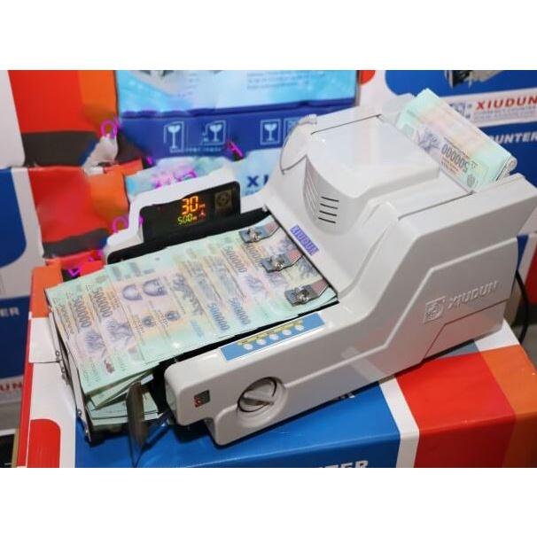 , máy đếm tiền XIUDUN_2100W, máy phát hiện tiền gi.ả,tiền khác loại siêu chuẩn,bảo hành 18 tháng