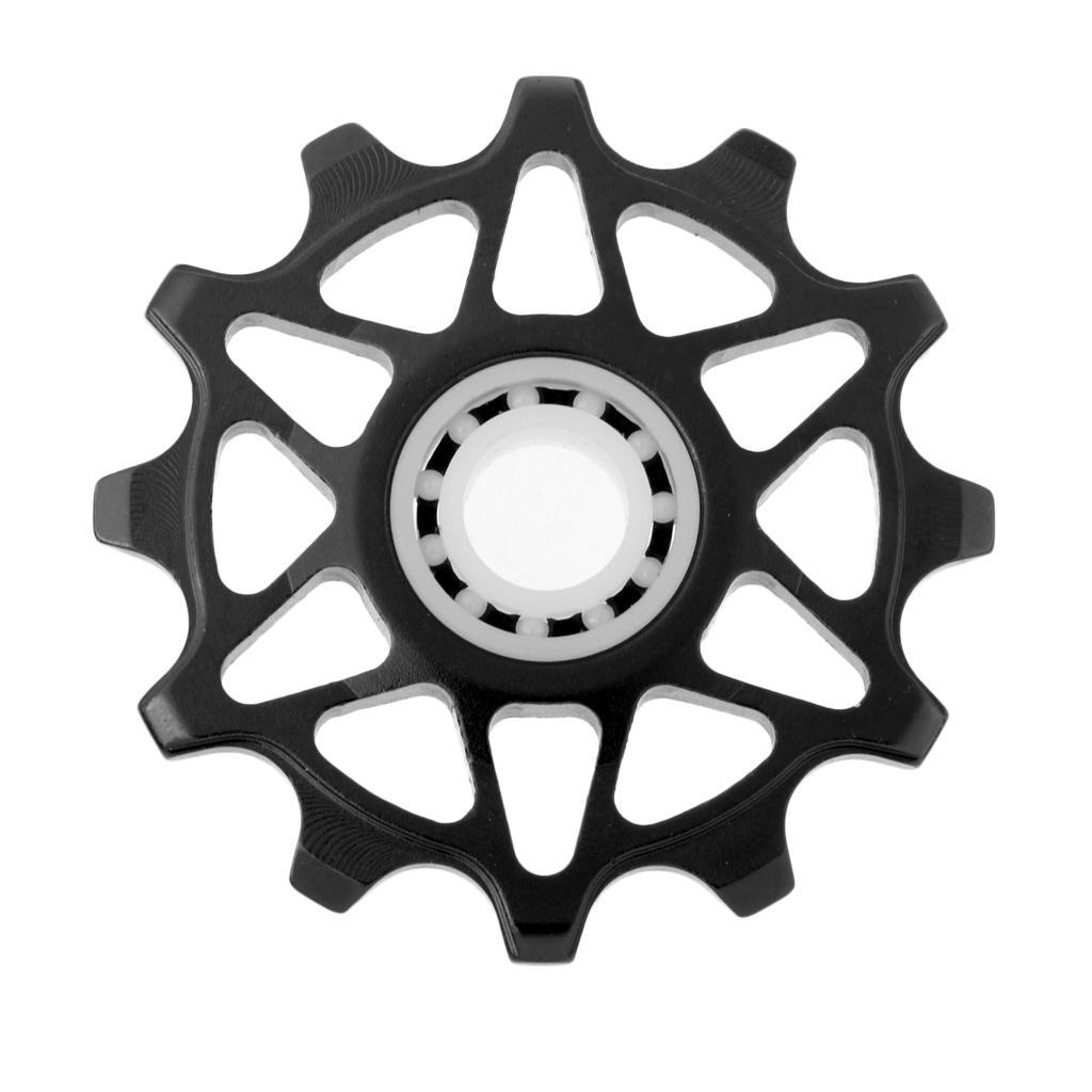 12  Bike Bearing Jockey Guide Wheel Ceramic Rear Derailleur Pulley