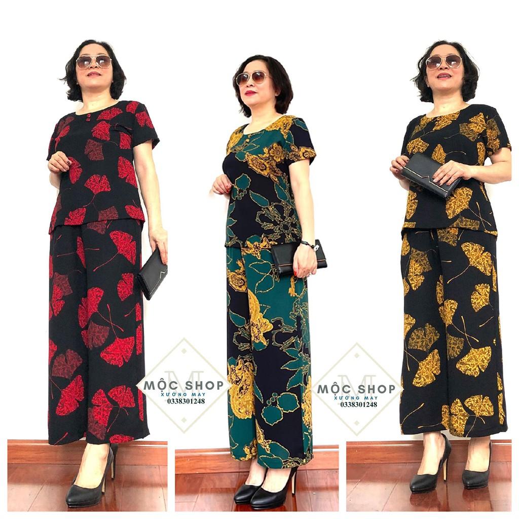 Đồ bộ trung niên Tay cộc cho Bà cho Mẹ