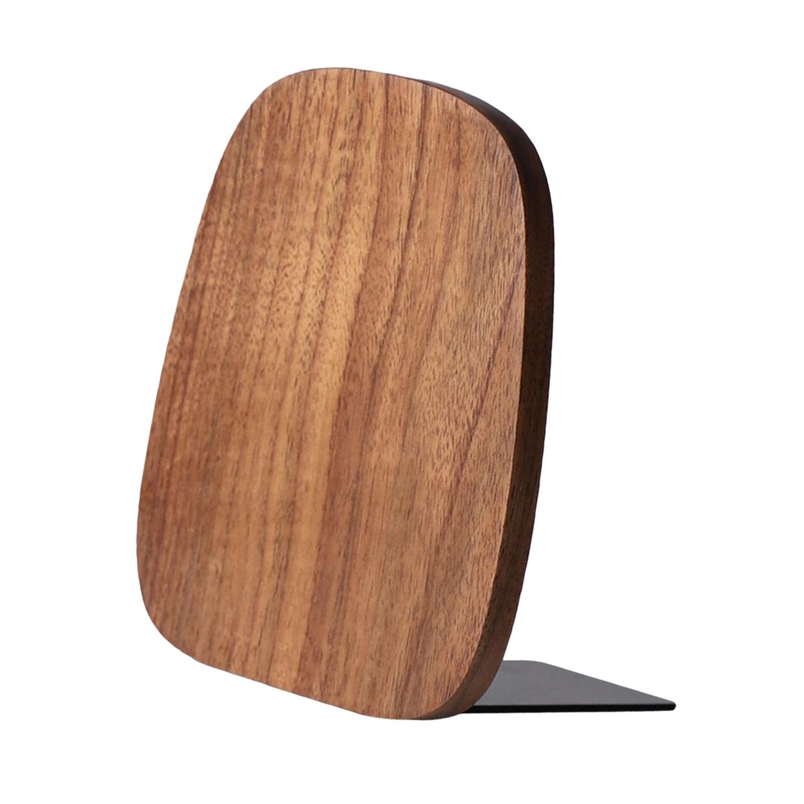 Books Stopper Book Support Wooden Bookends for Bedroom Office Office Workers