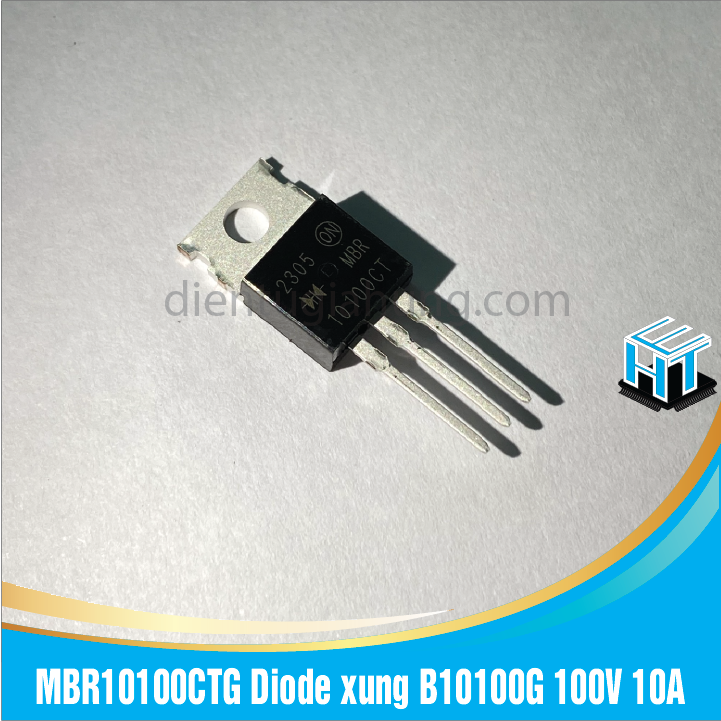 COMBO 2 CON IC MBR10100CTG Diode xung B10100G 100V 10A