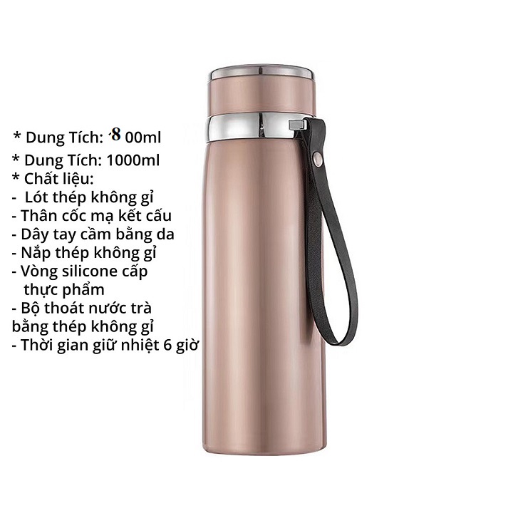 Bình giữ nhiệt bottle sport  inox 304 cao cấp nhiều màu