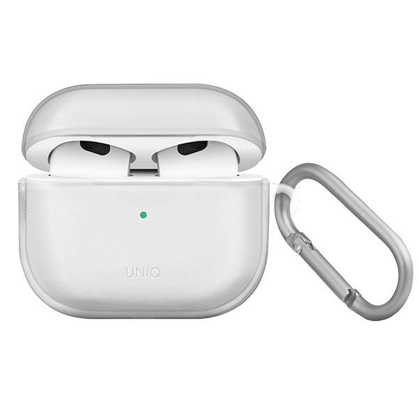 HÀNG CHÍNH HÃNG - Ốp  dành Cho Airpods 3 UNIQ Glase Hang Hiện Đại Vỏ TPU Cứng Cáp Chống Sốc Tương Thích Sạc Không Dây