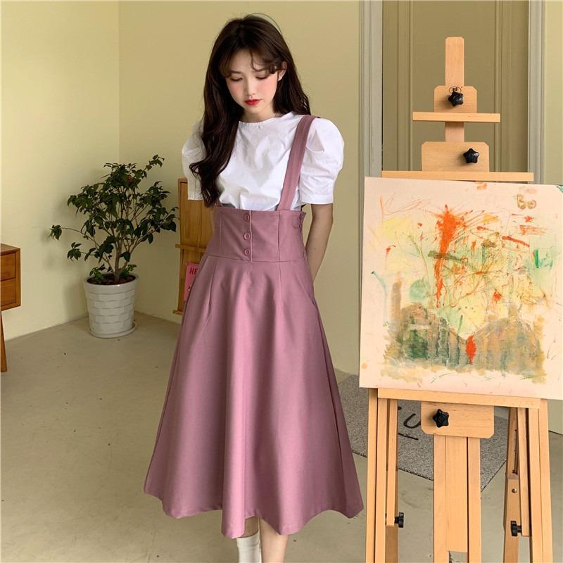 Váy yếm tiểu thư nữ tính ulzzang