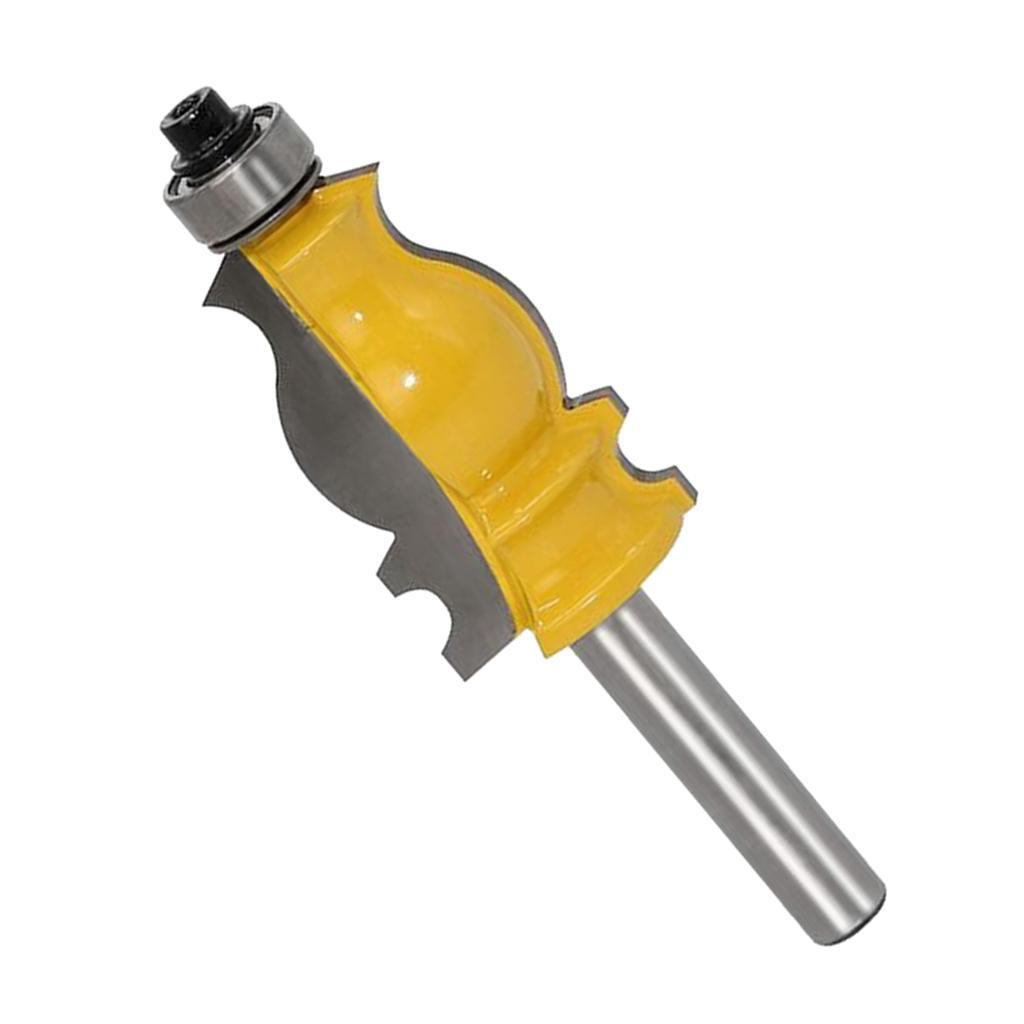 Mortise Template Flush Trim Router Bit Milling Cutter 8mm Shank Woodworking DIY Tools