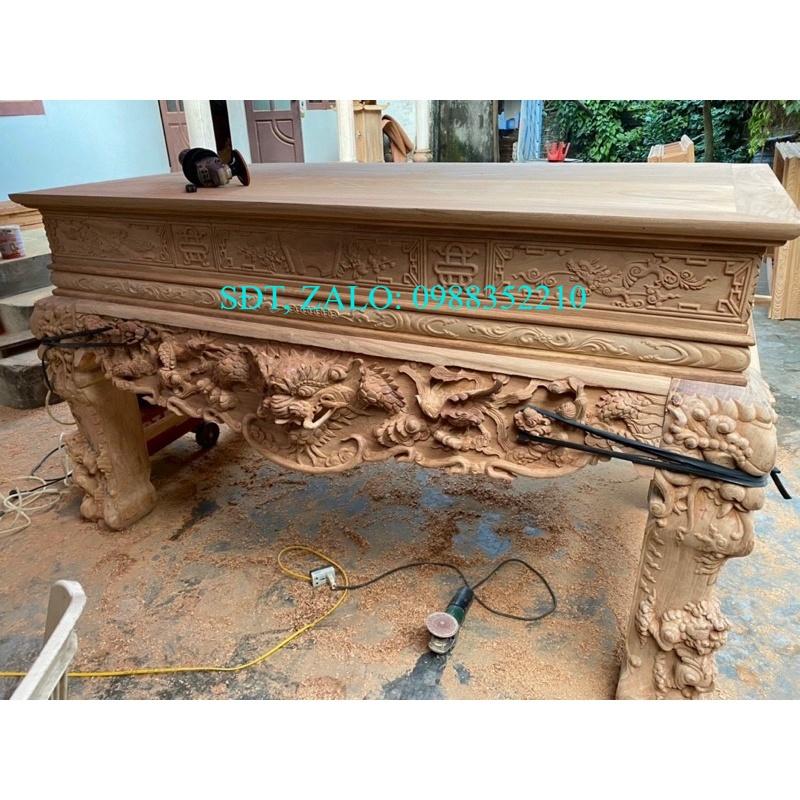 Sập thờ gỗ gụ chân 22cm