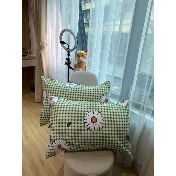 Vỏ gối nằm cotton 3d kích thước 50x70cm mẫu mới 2022, Áo gối nằm mềm mịn không khóa, nhiều họa tiết dễ thương