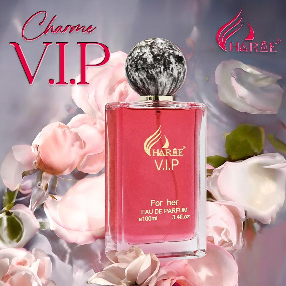 Nước hoa nữ CHARME V.I.P 100ml Lưu Hương Lâu Phong Cách Quyến Rũ, Sang Trọng, Gợi Cảm, Nước Hoa Chính Hãng