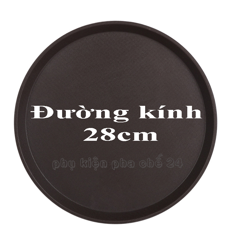 Khay Bê Đồ Chống Trượt - Khay Phục Vụ 28CM Tròn