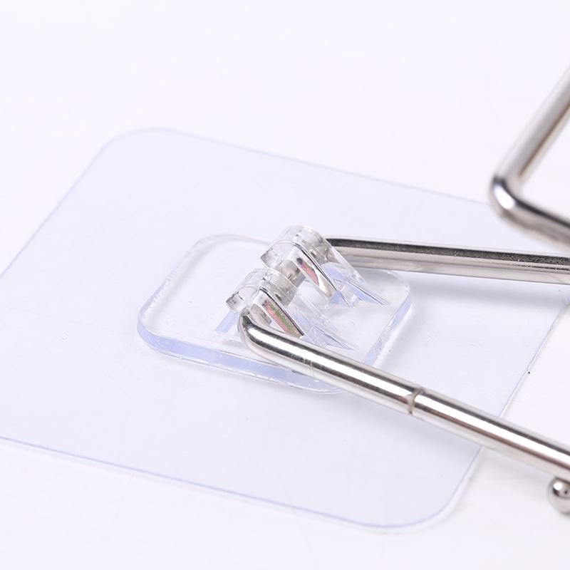 Móc dán tường INOX 304 chịu lực 10kg , miếng dán tráng bạc và dán trong siêu dính