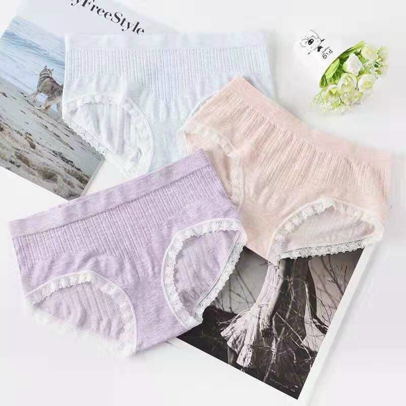 Hộp 5 quần lót  nữ xuất Nhật - Kháng khuẩn tốt - Trộn màu ngẫu nhiên -Freesize