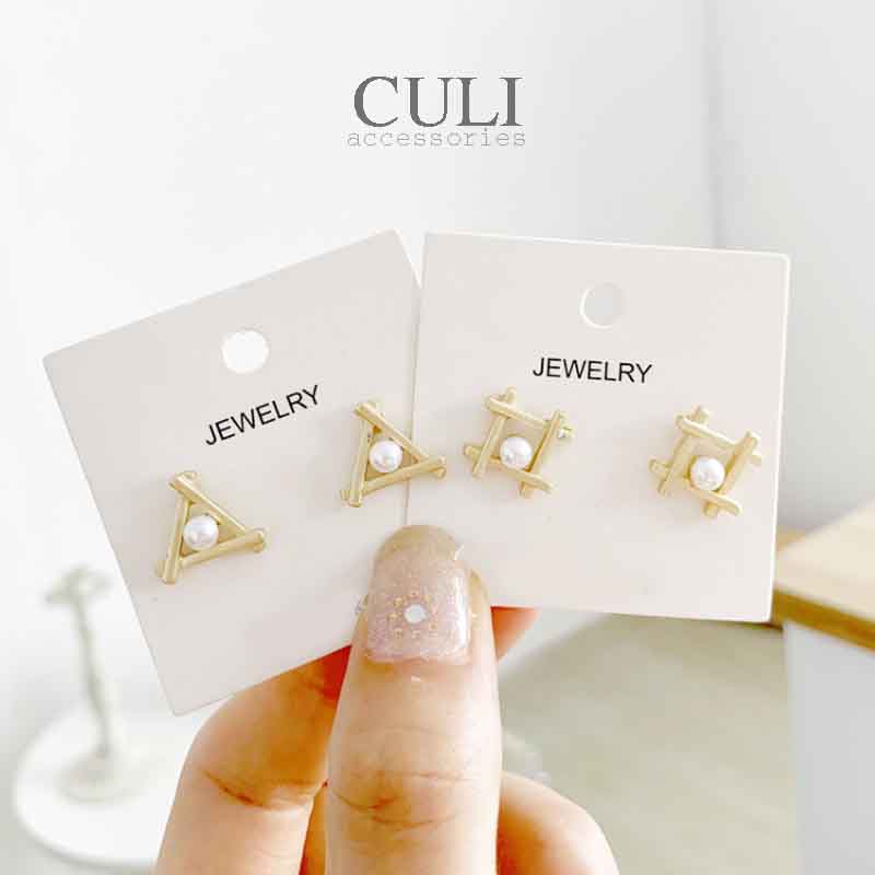 Khuyên tai nữ thời trang, thiết kế xinh xắn HT642 - Culi accessories