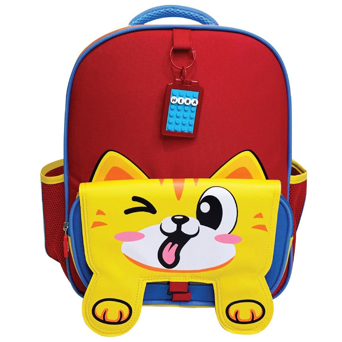Ba Lô Học Sinh Sáng Tạo Cá Nhân Hóa Kèm Bình Nước Mèo Và Chuột - ToonyKids TN00423-001