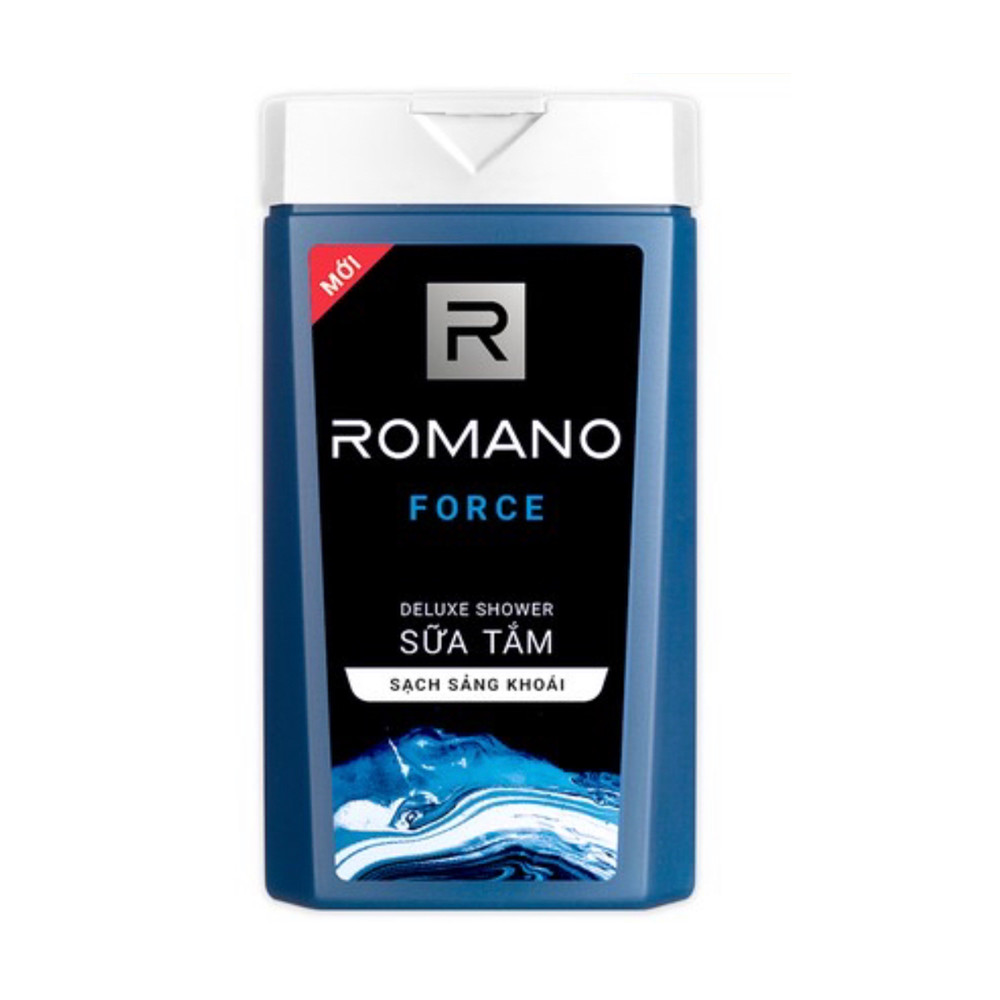 Sữa Tắm Hương Nước Hoa Romano Force Lịch Lãm, Quyến Rũ chai 380gr(mẫu mới)