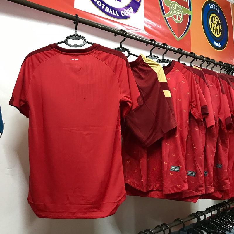 Mẫu áo quần chơi thể thao không logo cao cấp  Bulbal Đỏ 2022
