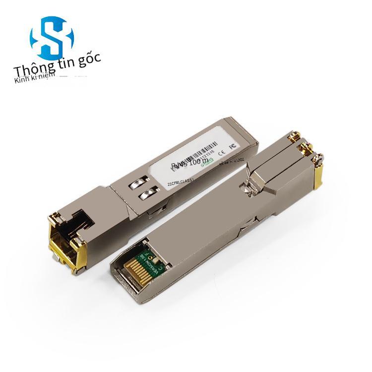 Ưu đãi đặc biệt mô-đun quang Gigabit SFP giao diện RJ45 Bộ chuyển đổi quang điện tương thích với mô-đun thu phát sợi quang Huasan