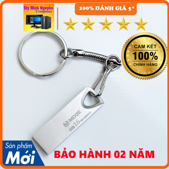 USB 2.0 MIXIE 16G/32GB/64GB C2 Kim Loại, Có Móc Treo -  Hàng chính hãng