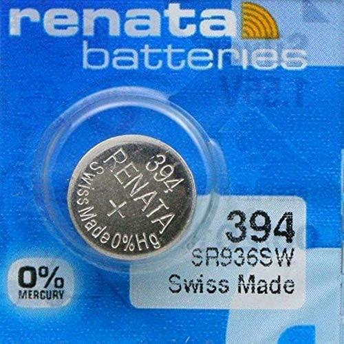 Pin đồng hồ Thụy Sỹ RENATA 394 / SR936SW oxit bạc Made in Swiss (Dạng vỉ 10 viên)