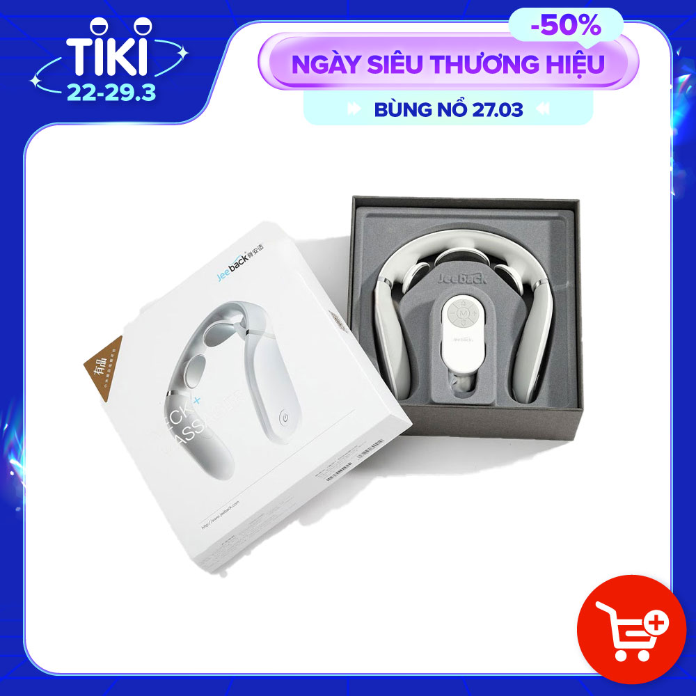 Máy massage cổ thông minh Xiaomi Jeeback Neck Massager G2 - Hàng Nhập Khẩu