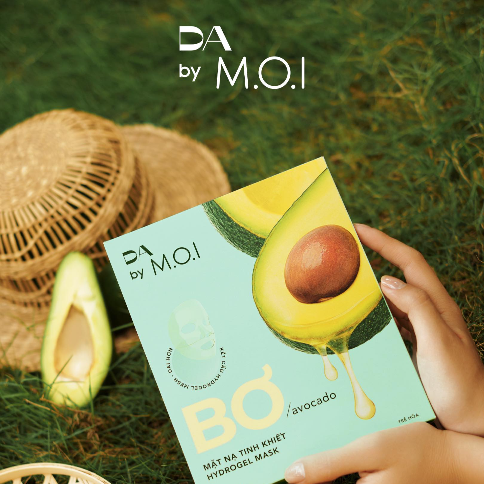 Combo 3 hộp Mặt Nạ Bơ Trong Suốt M.O.I RICE HYDROGEL MASKS Hồ Ngọc Hà