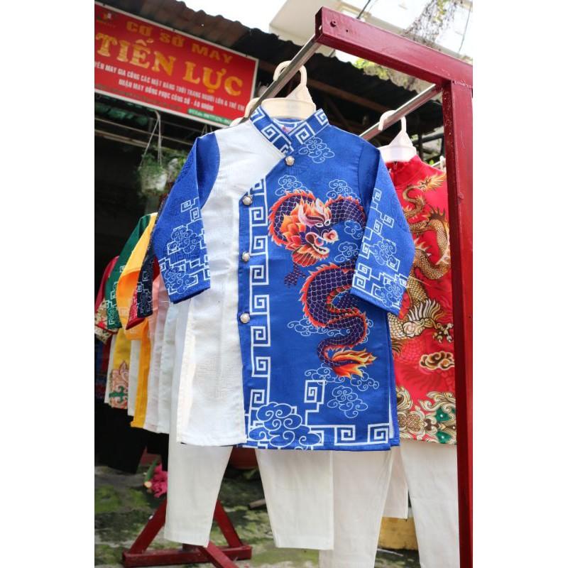 Áo dài cách tân gấm thượng Hải