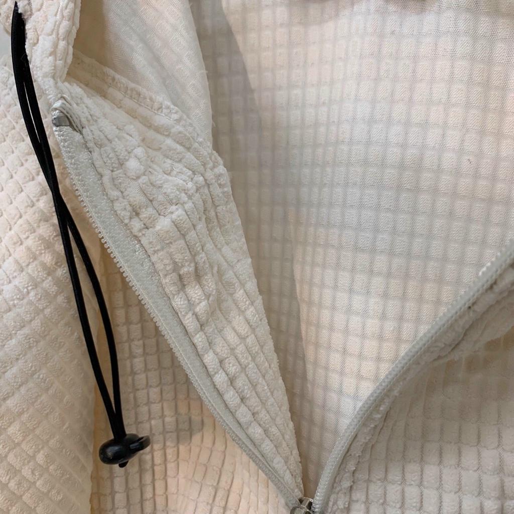 Áo Khoác Dây Kéo VIGO Jacket Vải Nhung Nổi Form Rộng Ulzzang Unisex