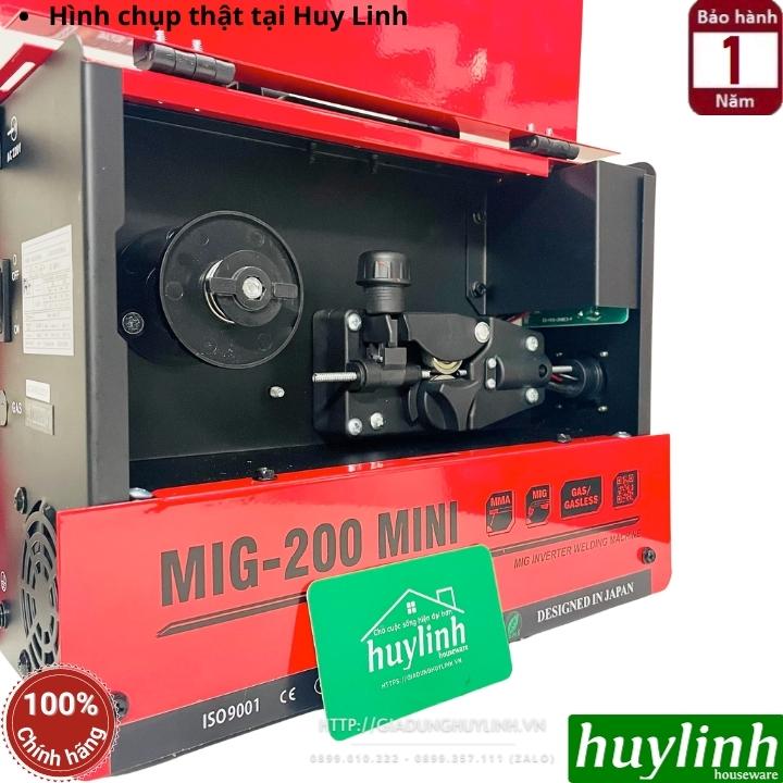 Máy hàn 3 chức năng Sasuke MIG 200 mini NEW - Tặng kèm 1 cuộn dây 1kg - Dây MIG rời 3 mét - Hàng chính hãng