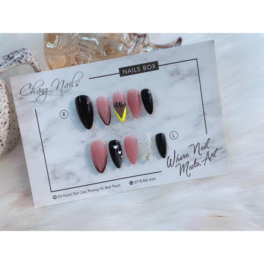 Chang Nails - Nail Box thiết kế thủ công - họa tiết tinh tế cùng tone Hồng pastel