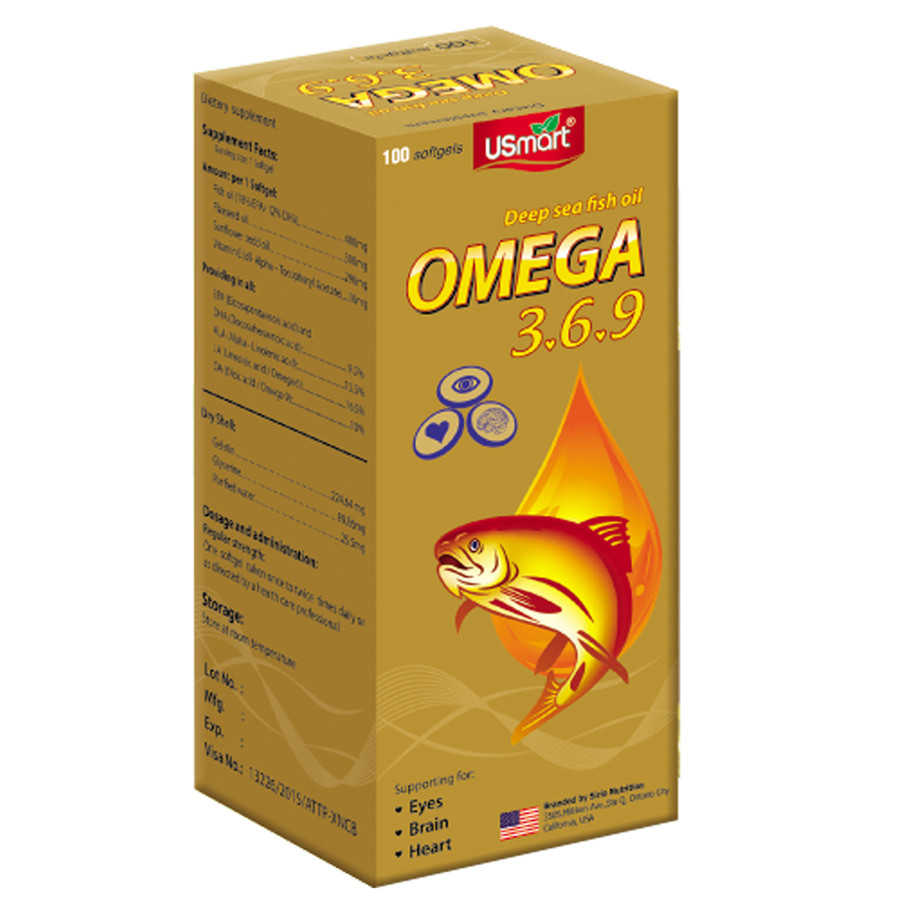 Thực Phẩm Chức Năng Viên nang mềm Bổ sung Omega 3-6-9 Sirio Pharma (100 viên)