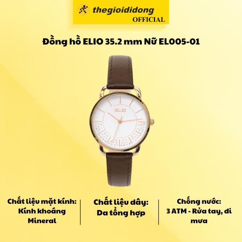 Đồng hồ ELIO 35.2 mm Nữ EL005-01 - Hàng Chính Hãng