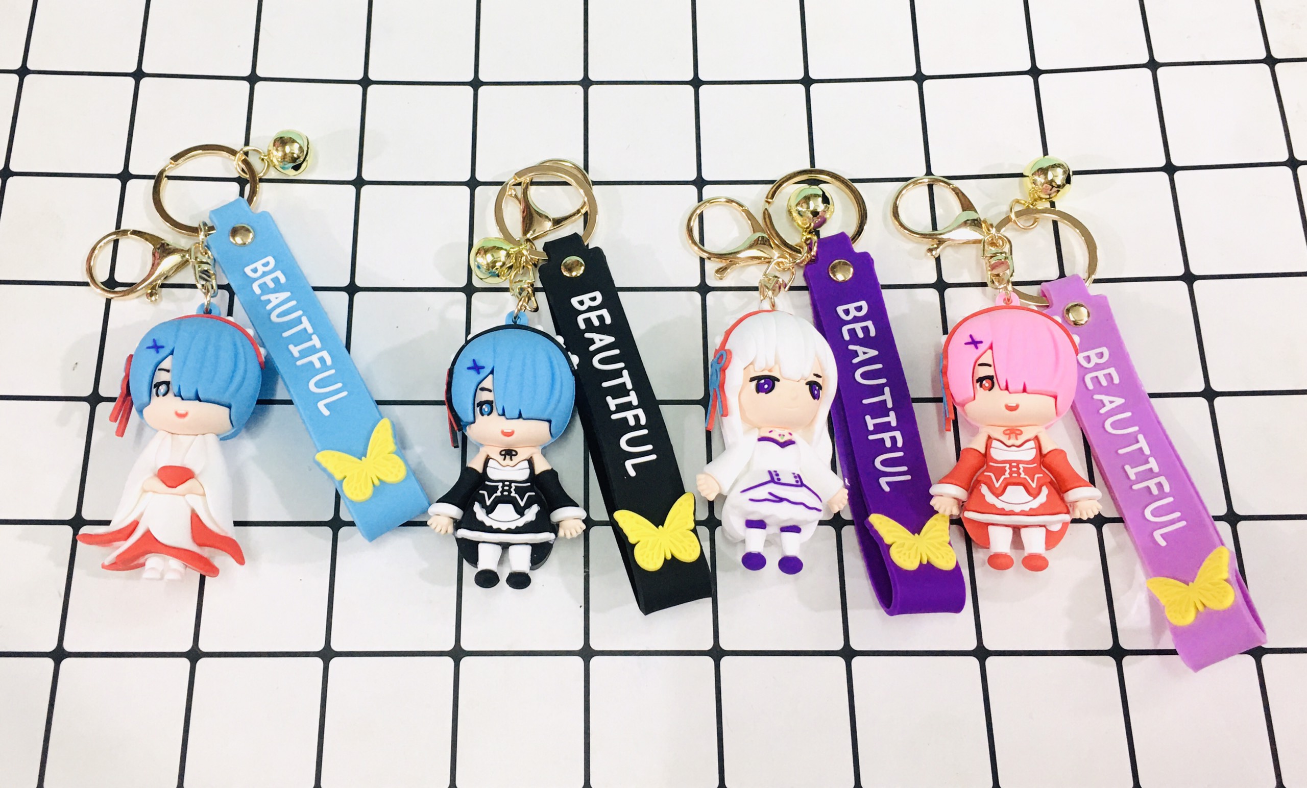 Móc khóa tượng kèm móc nametag Re: Zero