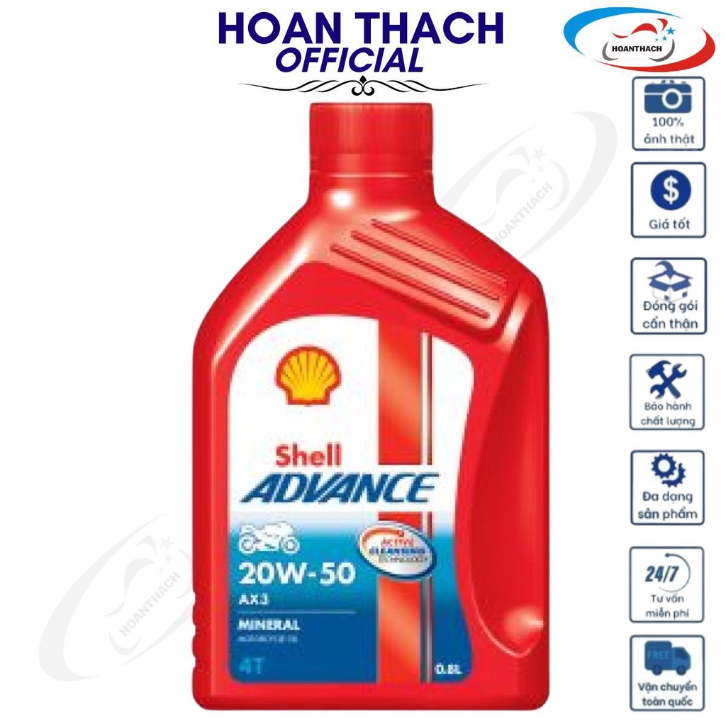 Nhớt Xe Số Advance Ax3 20W50 800Ml SP006931