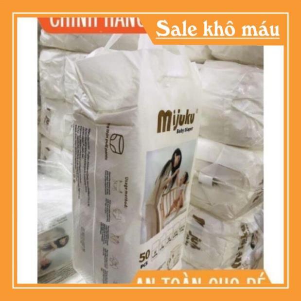 COMBO 50 miếng bỉm quần xuất Nhật MIJUKU đủ size M/L/XL/XXL/XXXL
