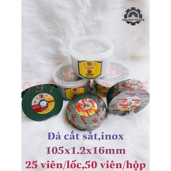 Đá cắt sắt ,inox sư tử 1 tấc hộp 50 viên