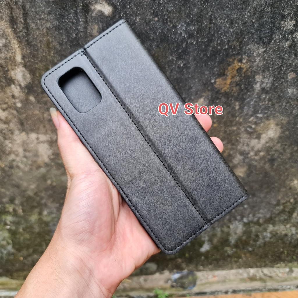Bao da PU Gấp 2 mặt dành cho dòng điện thoại Samsung M51 S21 plus S21 ultra Note 20 Note 20 ultra