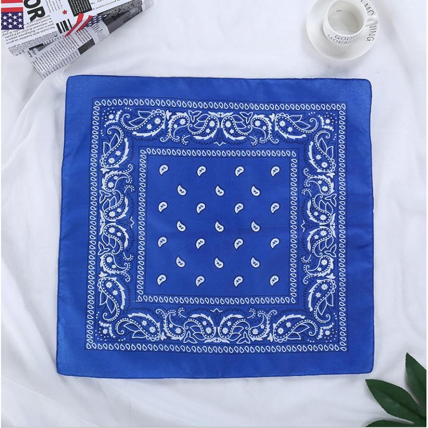 Khăn bandana turban vuông thời trang hàn quốc siêu nhiều màu tăng thêm điểm nhấn đầy tinh tế - Cam nhạt