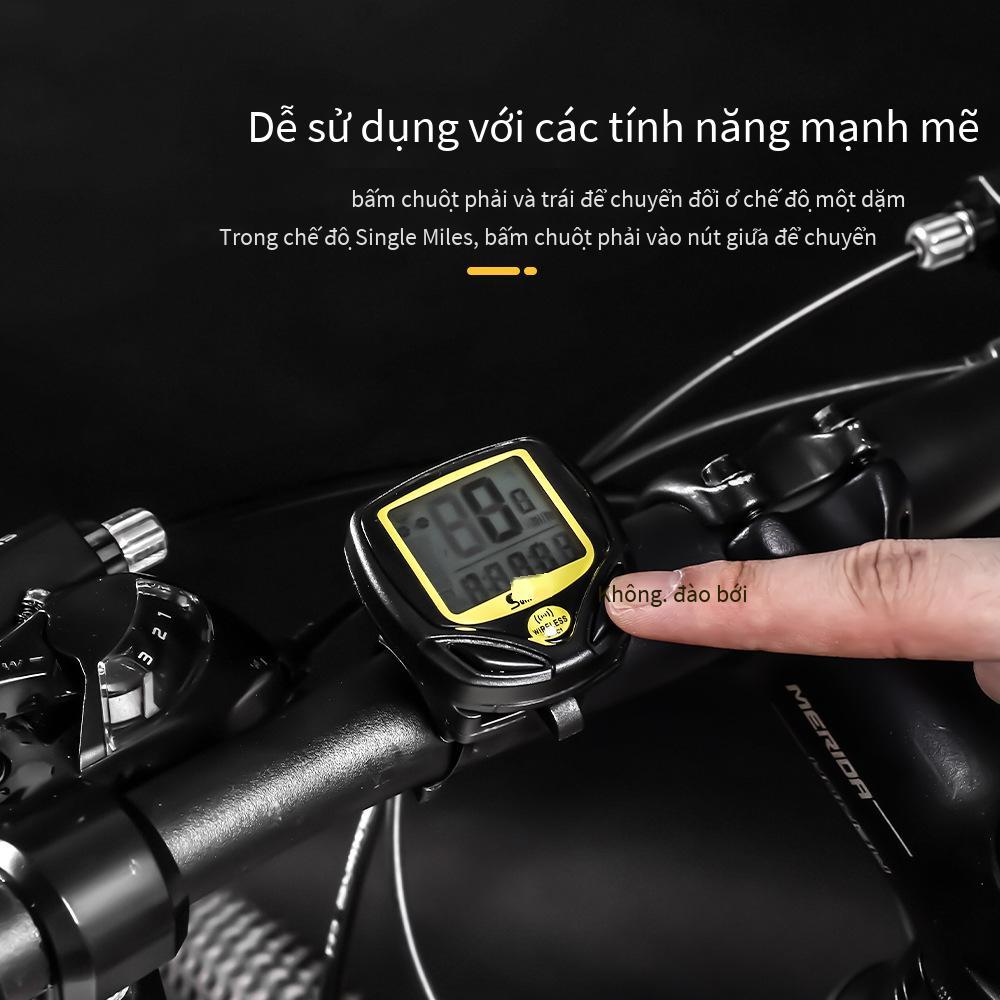 Phong Cách Mới Nhất Thuận Đông Máy Ghi Tốc Độ Chống Nước Không Dây Mã Đo Đồng Hồ Đo 548C Bằng Tay Đồng Hồ Tốc Độ Xe Đạp Bảng Mã