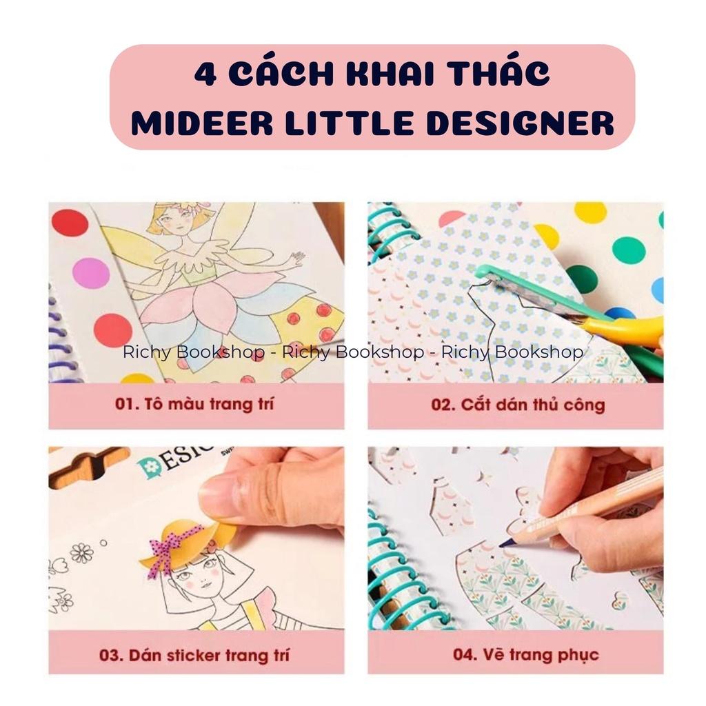 Sổ Tay Thiết Kế Thời Trang Cho Bé Từ 5+ Tuổi - Mideer Little Designer