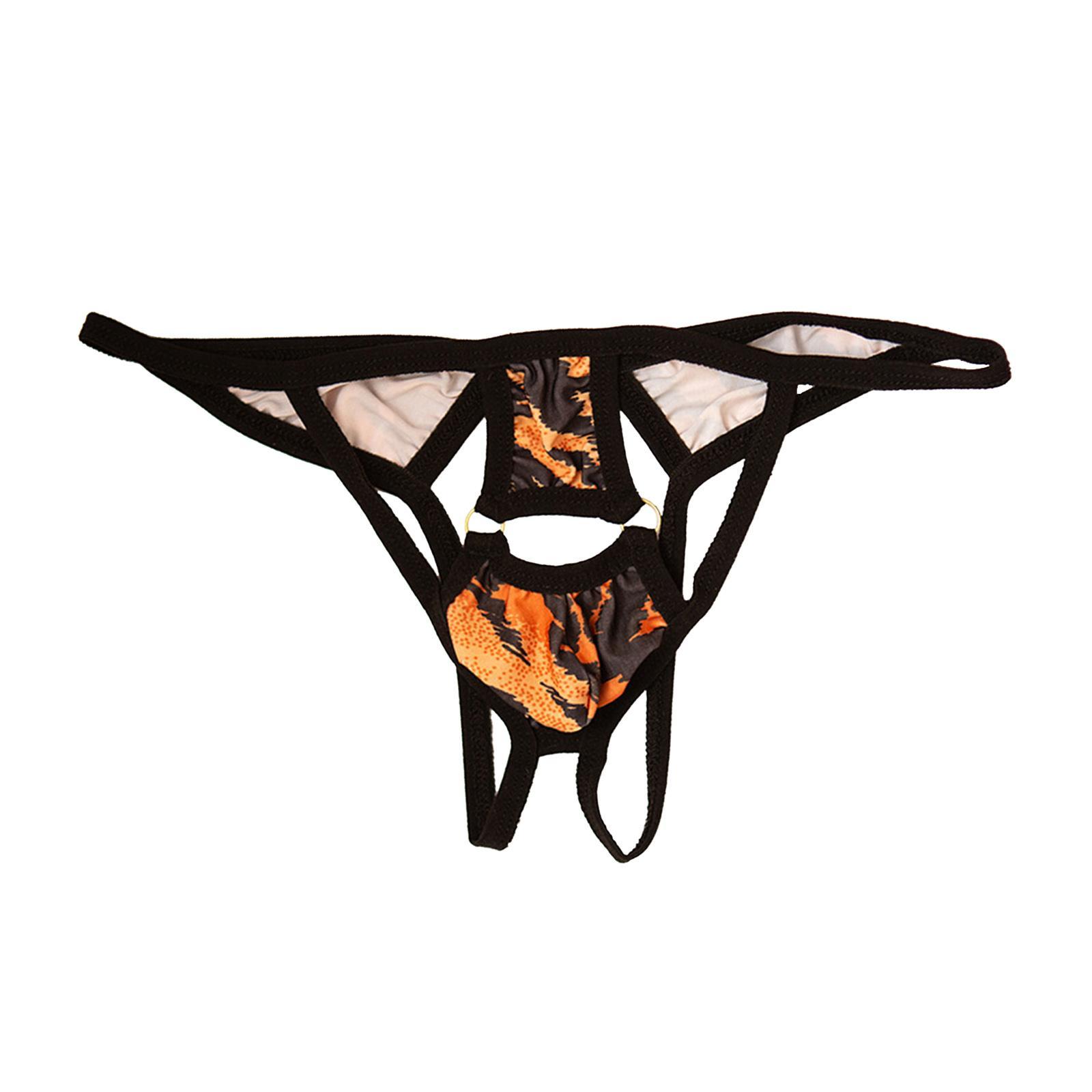 Men G-String Thongs Underwear Panties Lingerie Briefs Underpants Low Rise Breathable