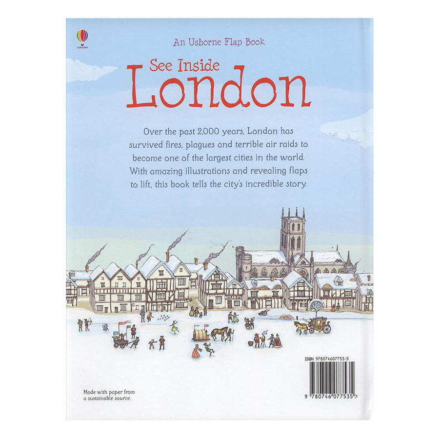 Sách tương tác tiếng Anh - Usborne See Inside London